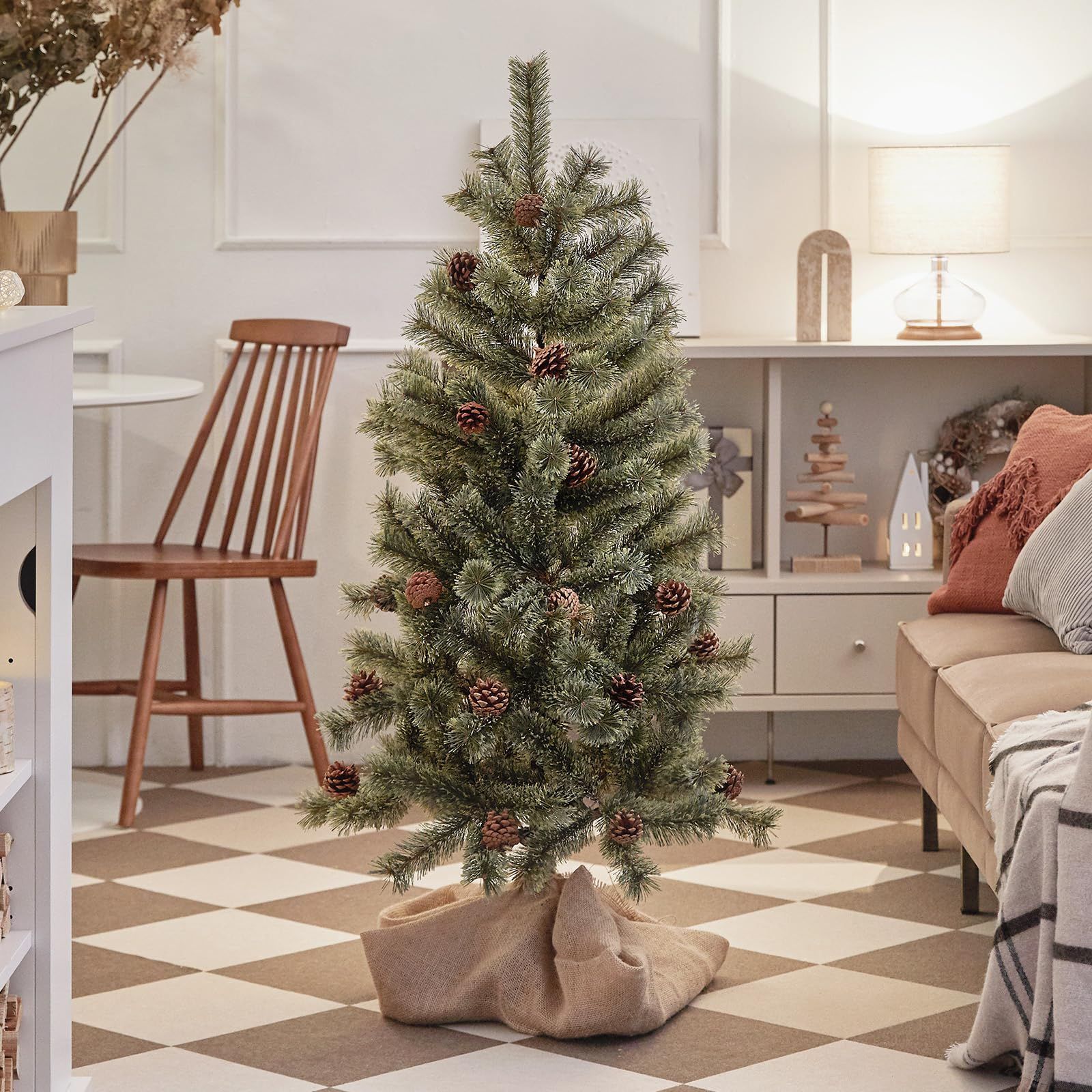 LOWYA ロウヤ クリスマスツリー christmas tree ツリー ヌードツリー 北欧風 おしゃれ ツリー単品 グリーン 120cm