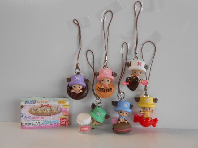 Jbx07QZティータイムチョッパーマン3全6種ONEPIECEドーナッツ