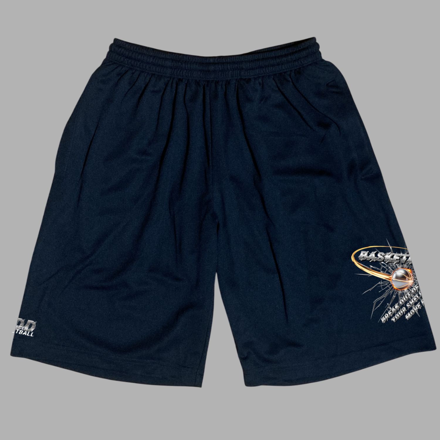 新品 バスパン ブラック バスケ パンツ ハーフパンツ ドライ