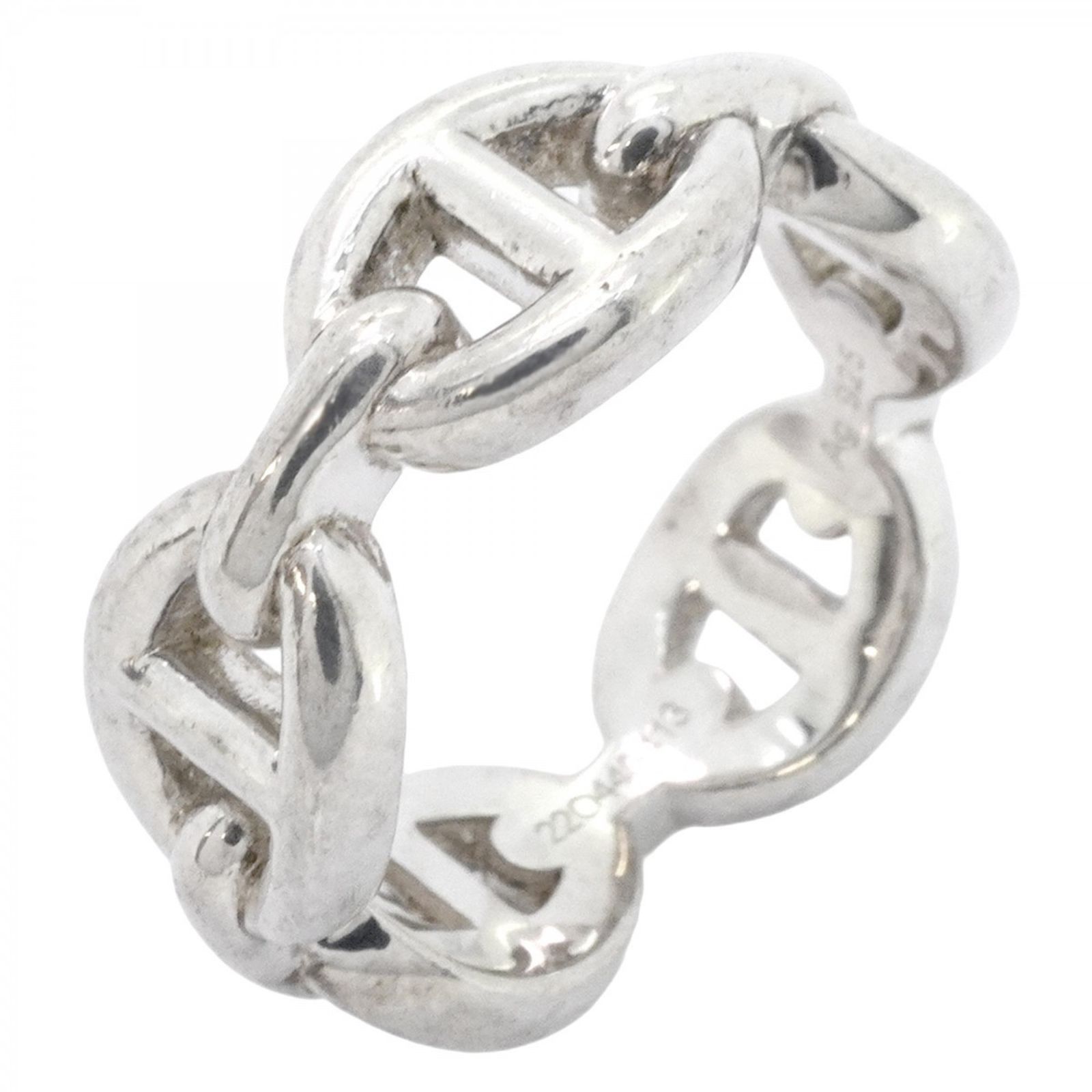 エルメス Hermes エルメス リング アンシェネ シェーヌダンクル シルバー925 ＃49レディース