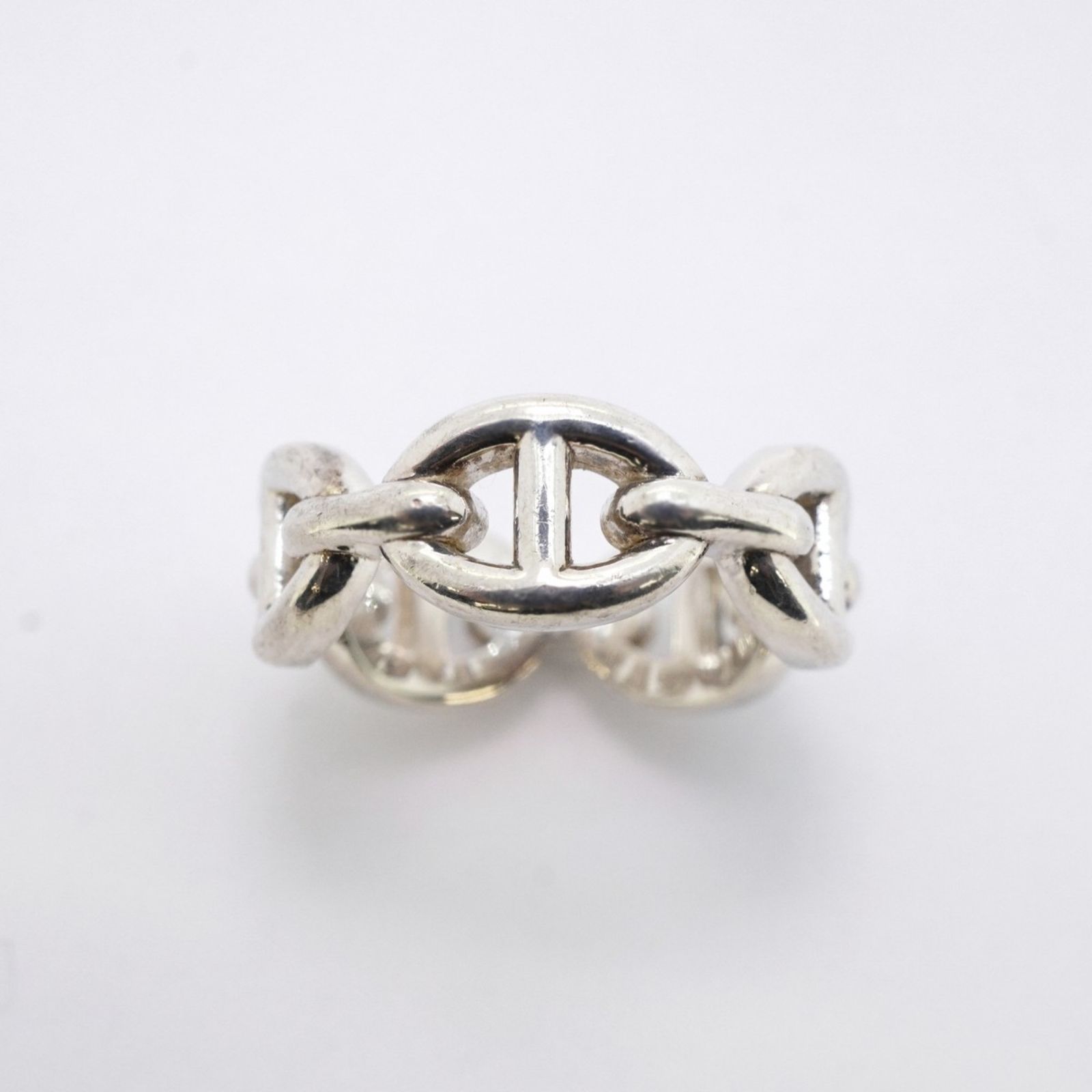 エルメス Hermes リング アンシェネ シェーヌダンクル シルバー925 ＃49レディース