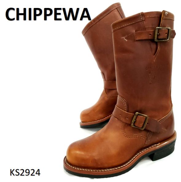 チペワ 91066 エンジニアブーツ タンレネゲード ブラウン US6