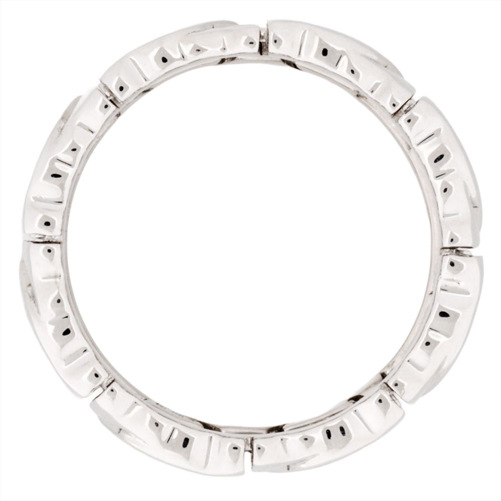 カルティエ Cartier アントルラセ リング 指輪 48 K 18 WG 6.4 g ホワイトゴールド レディース