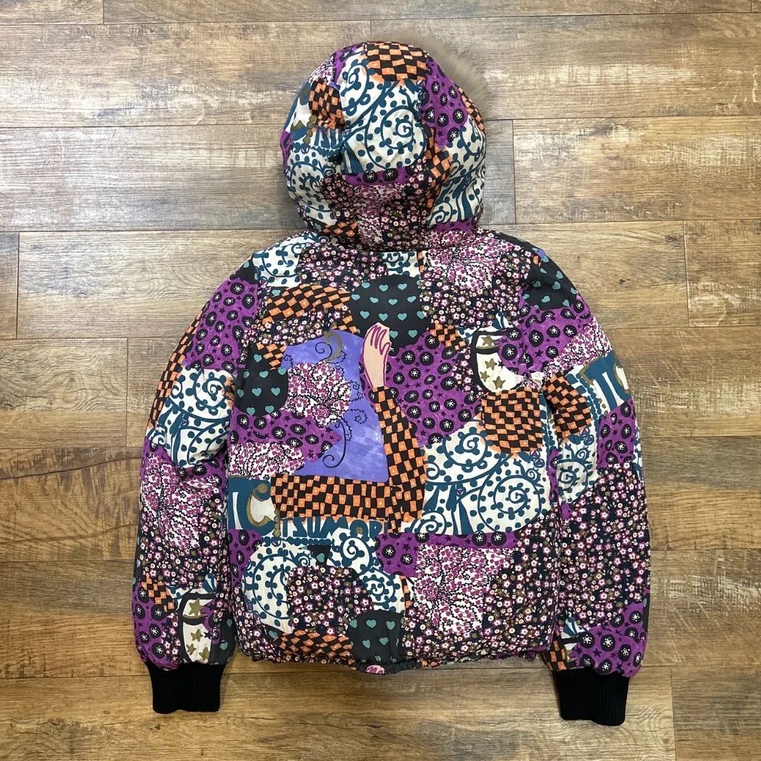 TSUMORI CHISATO ツモリチサト 総柄 リバーシブル ダウンジャケット