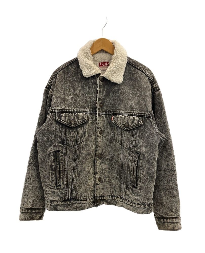 リーバイス Levi s 80s 80 s ブラックデニムボアジャケット ヴィンテージ 黒 70609-0253 ジャケット ブラック Mサイズ 101MT-5293