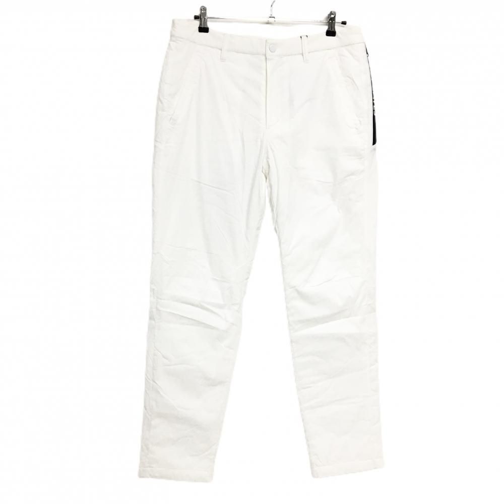 パーリーゲイツ 中綿パンツ 白×黒 ジップロゴ PRIMALOFT メンズ 6 XL ゴルフウェア モデル PEARLY GATES