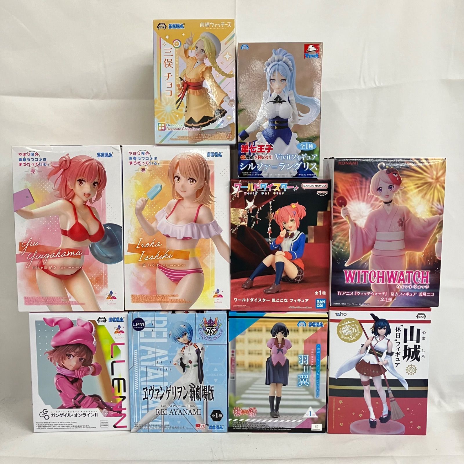 美少女フィギュアまとめ売り20体 PRISMA WING 藤ちょこ氏オリジナルイラスト 緋傘と牡丹 ボーナス版 1/7