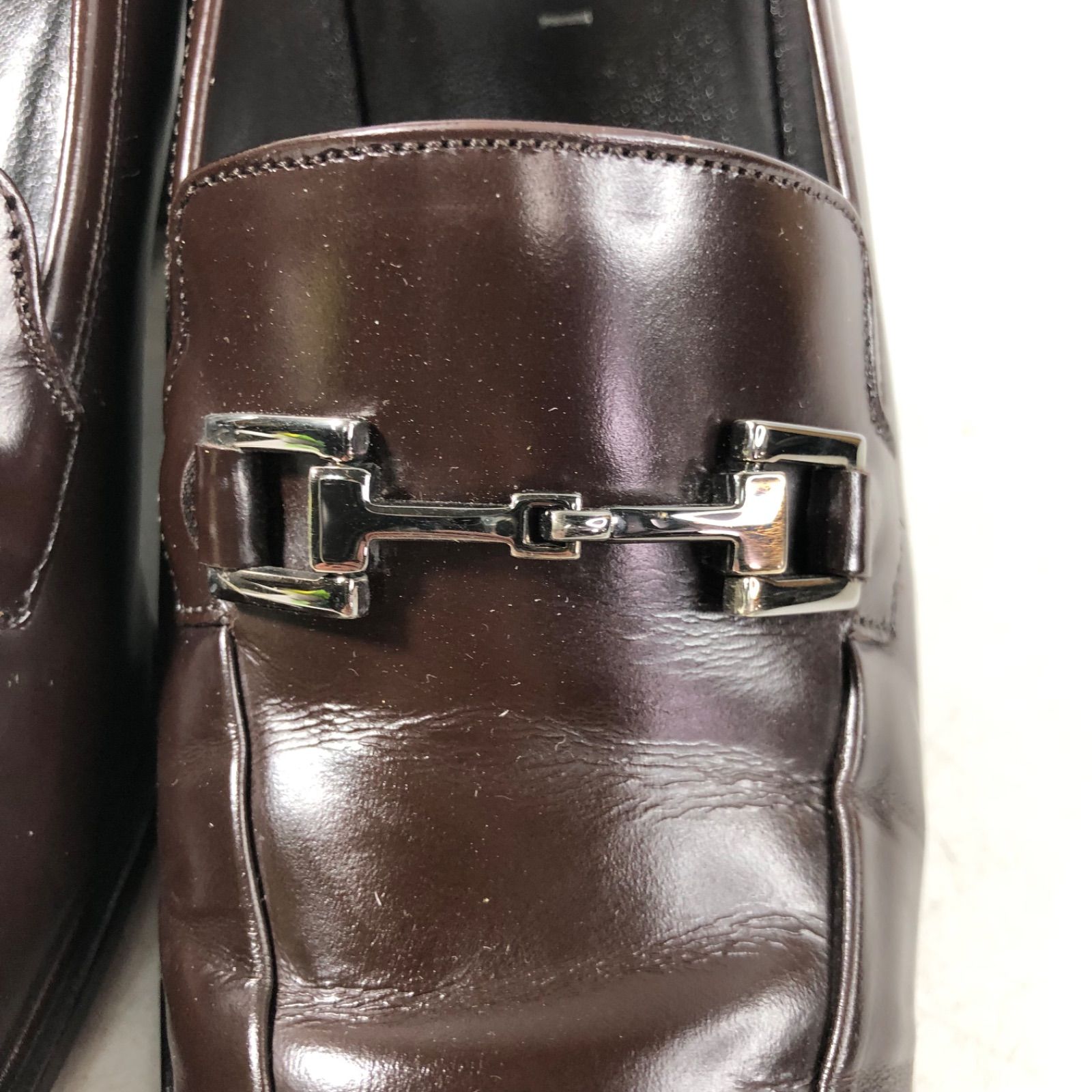  A 1110-22-5 GUCCI グッチ レディースレザーパンプス 茶色 size 37 1086 ハイヒール パンプス パンプス