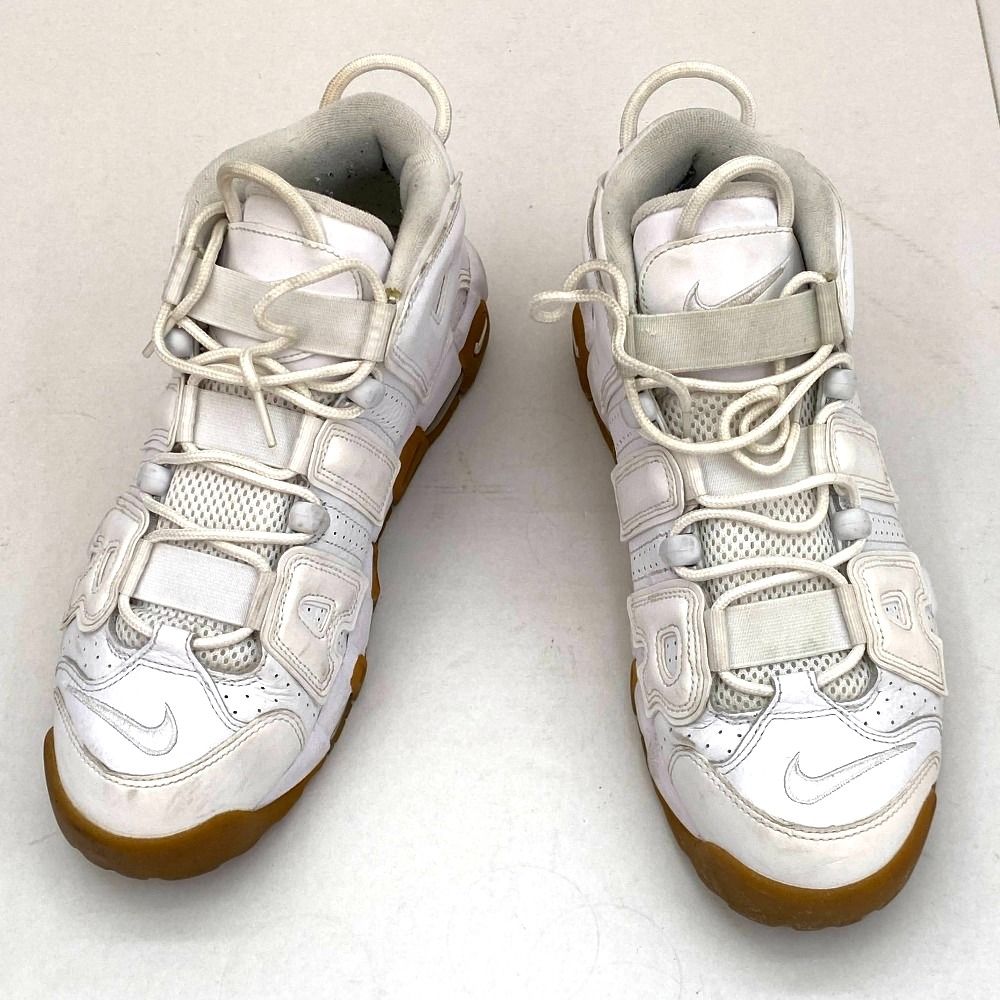 03w21955 NIKE AIR MORE UPTEMPO WHITE WHITE ナイキ エアモアアップテンポ ホワイト ホワイト 27.0cm メンズ スニーカー