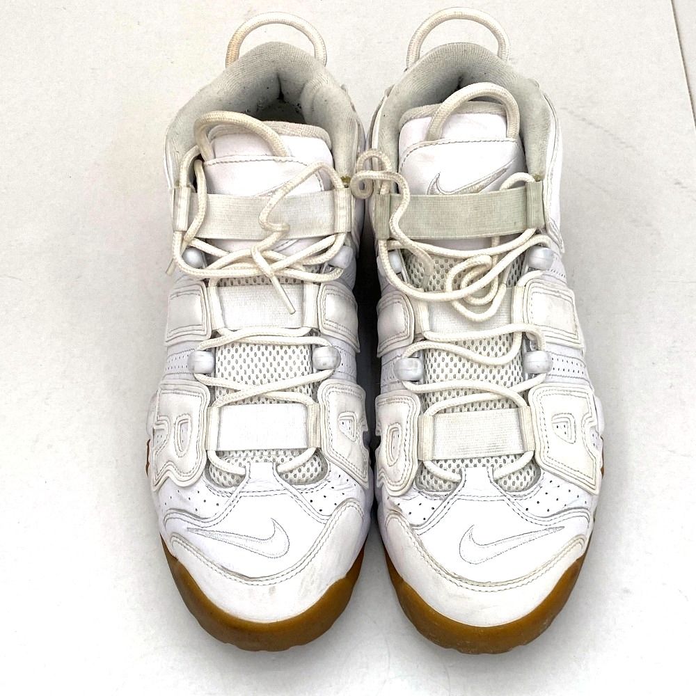 03w21955 NIKE AIR MORE UPTEMPO WHITE WHITE ナイキ エアモアアップテンポ ホワイト ホワイト 27.0cm メンズ スニーカー