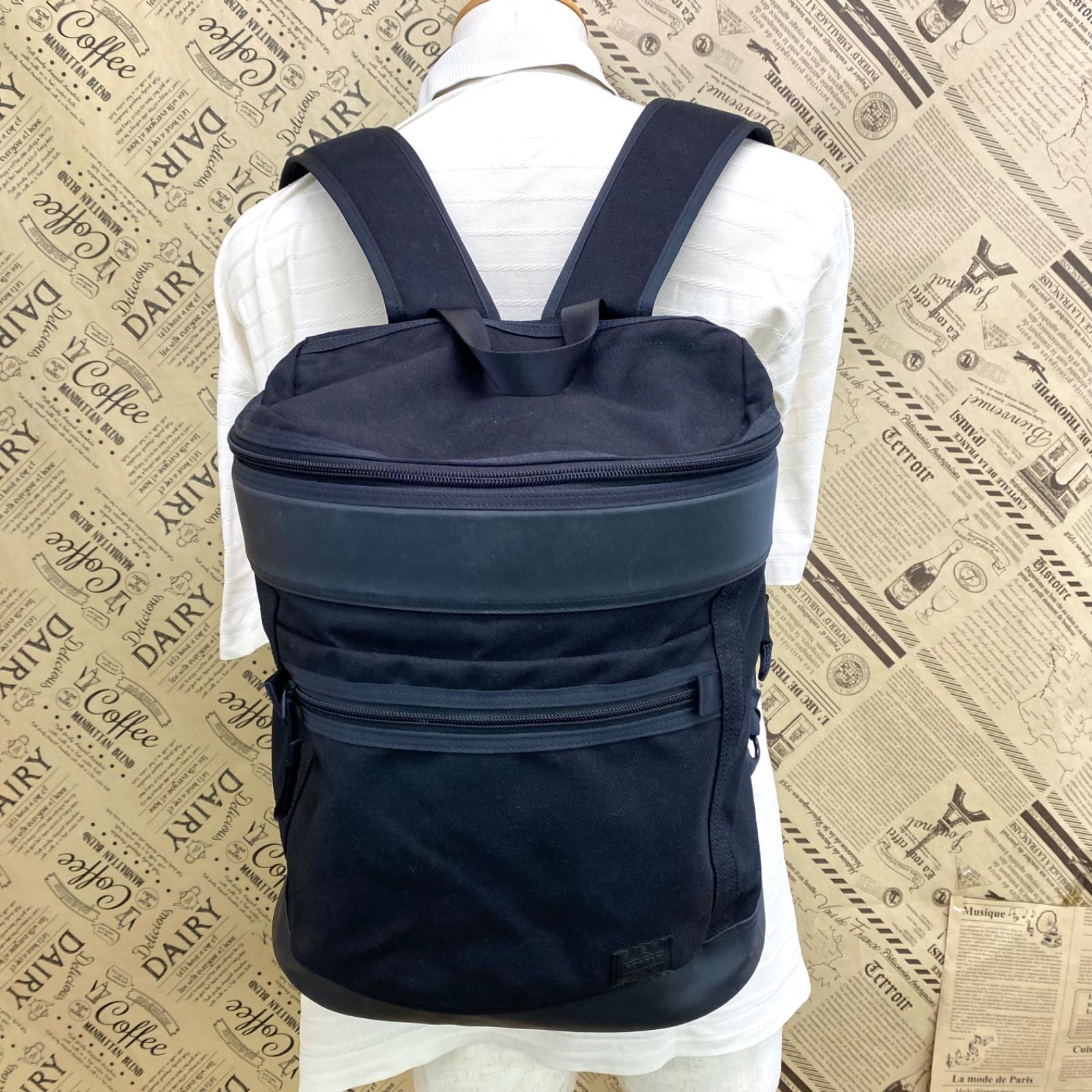 ポーター リュック バックパック ボックス 黒 ビジネス 旅行 FX 516