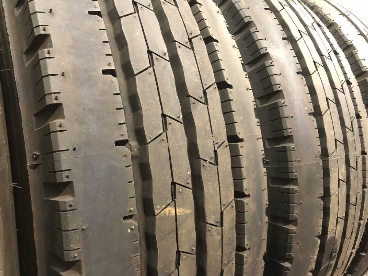  新車外し 製 DUNLOP ENASAVE SPLT 5 205 80 R 16 117 115 L LT 16インチ ライトトラック用 夏タイヤ 6本 MTI 966 その他 タイヤ