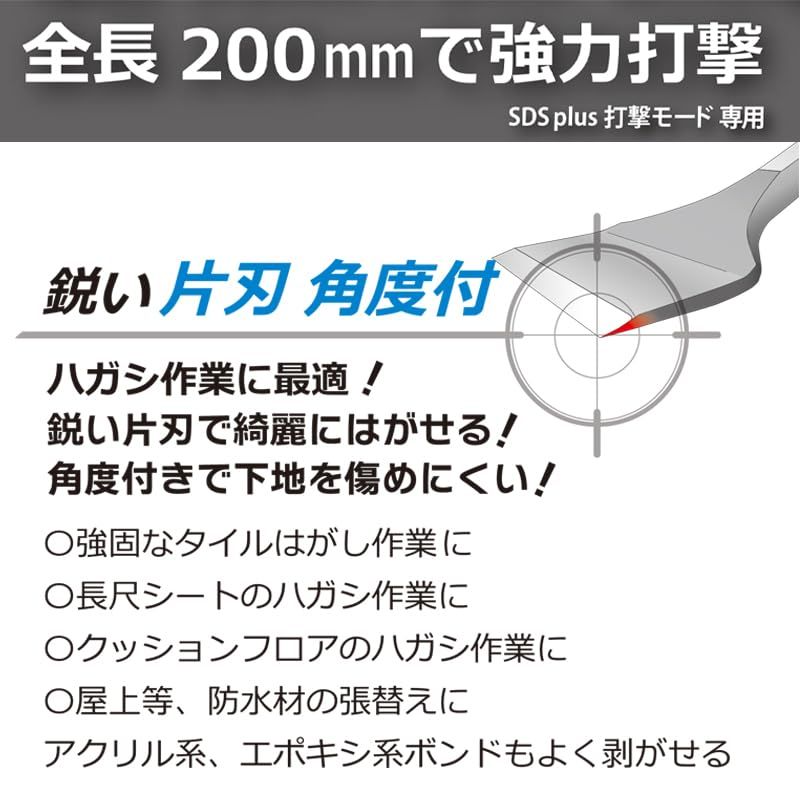 モクバ SDSplusスクレーパーS型 75 x 200 mm 取寄品 B 06602