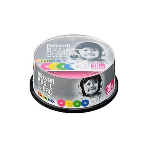 日立マクセル 音楽用CD R MIX 80分 スピンドル 30 SP