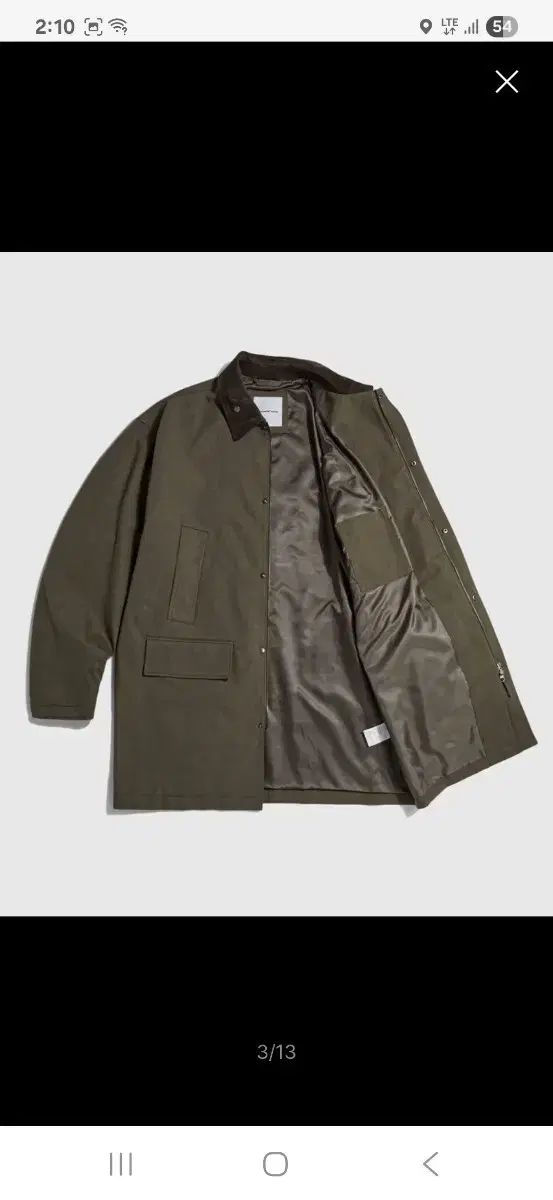 エスピオナージ テンセル コットン SHOOTING コート L