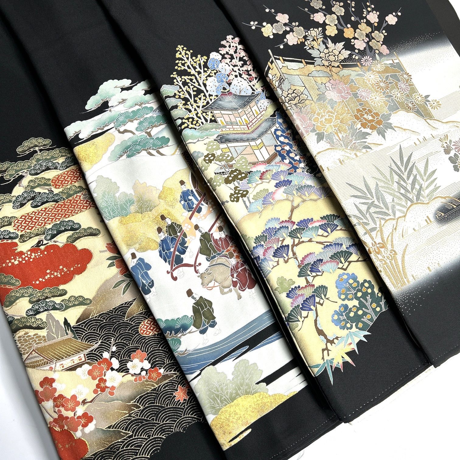 黒留袖 着物お 同梱 リメイク用 着付け L 144