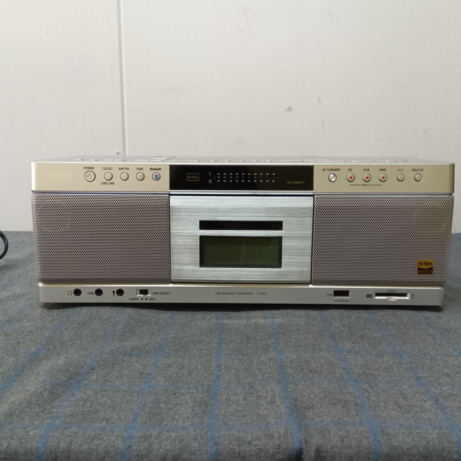 東芝 TOSHIBA Aurex SD USB CDラジオカセットレコーダー TY-AK2 A911