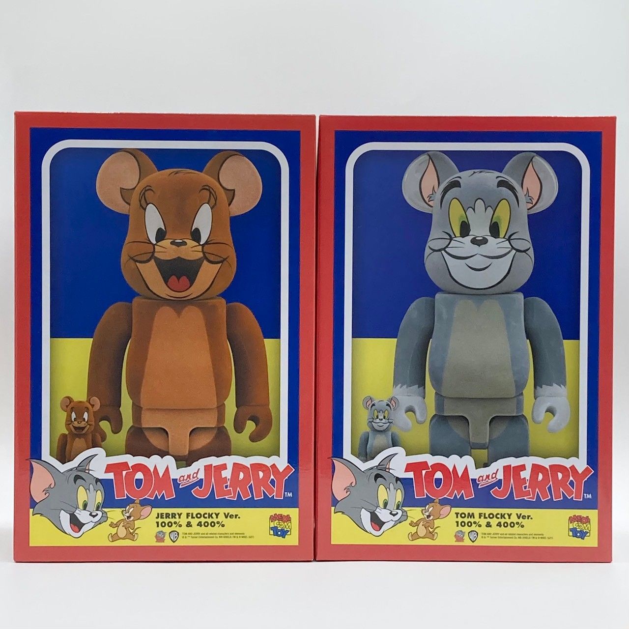 セット BE RBRICK TOM-JERRY フロッキー Ver. 100% - 400%セット トムとジェリー ベアブリック メディコムトイ Medicom Toy ta