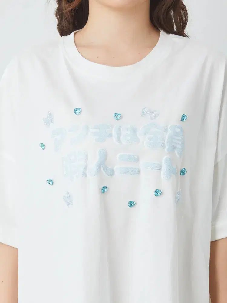  アンクルージュ ジライちゃん コラボ ANTIFRAGILE レディース BIG Tシャツ 半袖(Tシャツ) Tシャツ カットソー