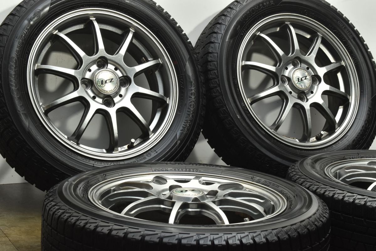 スタッドレス LCZ 14 in 4 5 J 45 PCD 100 ヨコハマ アイスガード iG 50プラス 165 65 R ソリオ ワゴンR アルト タント ムーブ N BOX