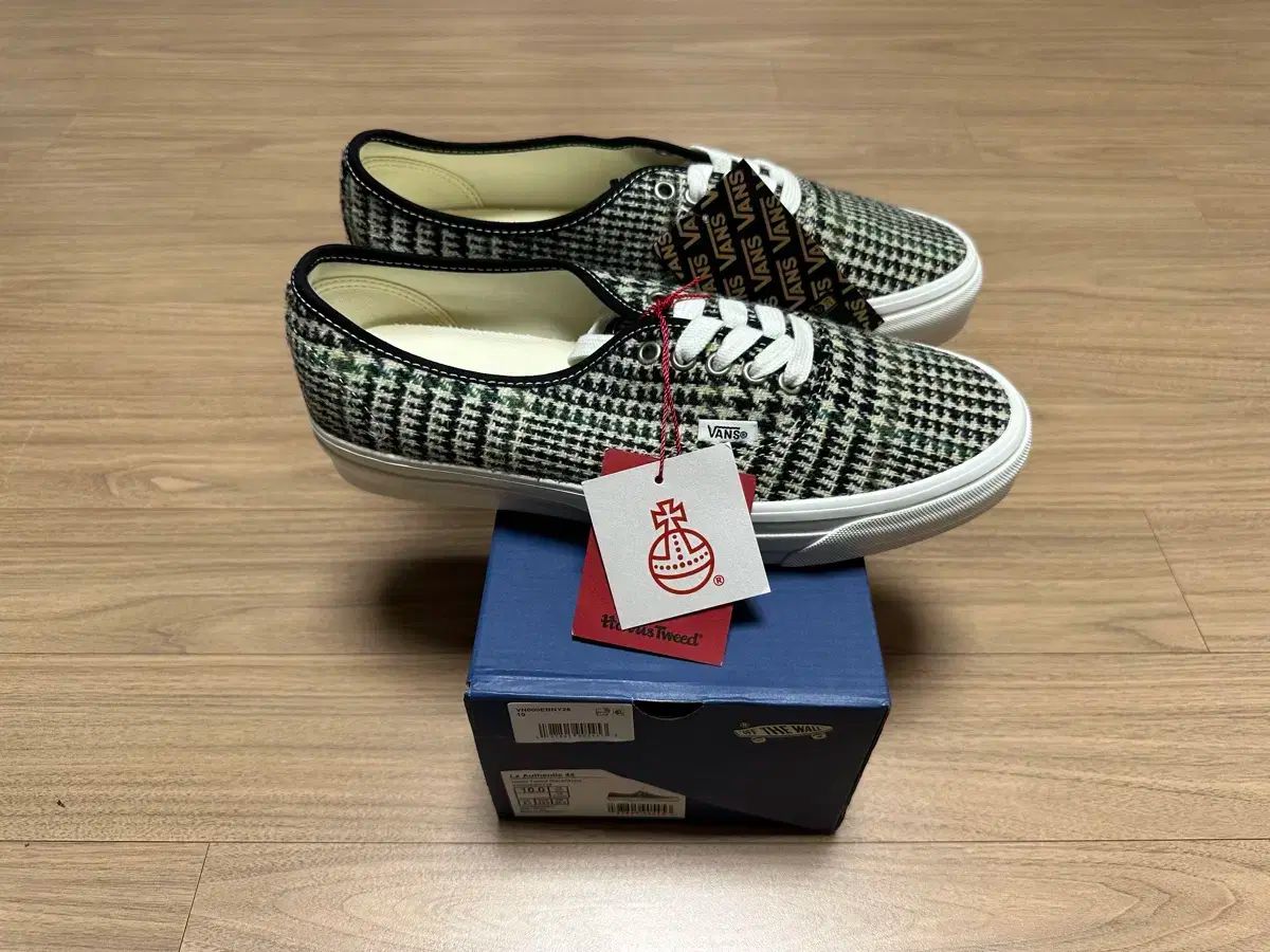 即日発送! ヴァンズ ハリーツイード アセンティック ブラック ホワイト 280