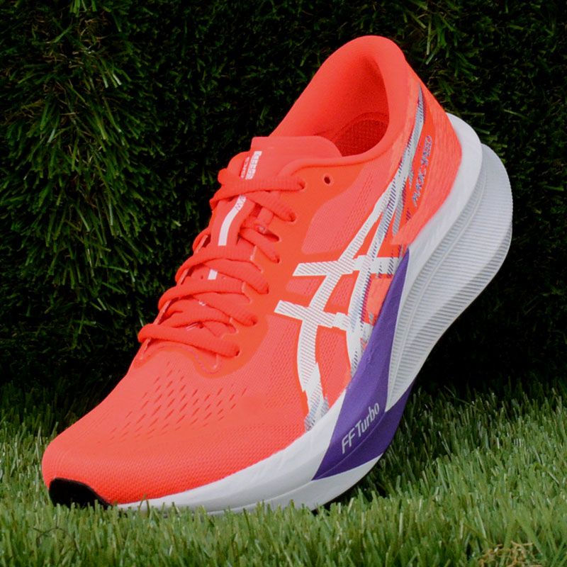  アシックス asics MAGIC SPEED 4 マジックスピード4 WOMEN レディース ランニングシューズ 25 AW -600 600 FlashRed White スパイク シューズ 陸上競技