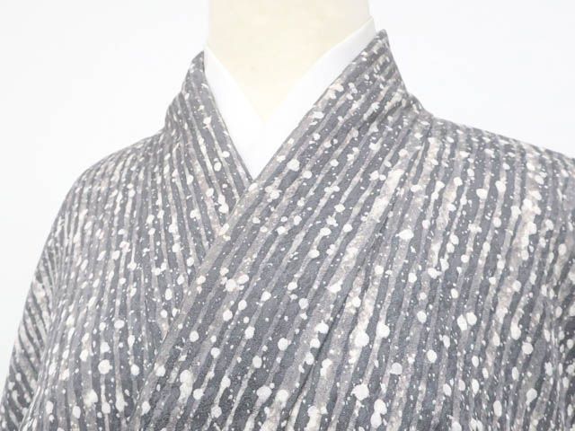 京松 小紋 正絹 身丈約158 cm 裄丈66 r 7 z 11 682