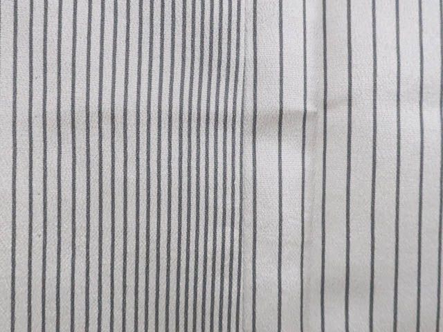  京松 お召 紬 単衣 縞 正絹 身丈約161 5 cm 裄丈65 r 7 z 11 683 着物 着物 浴衣