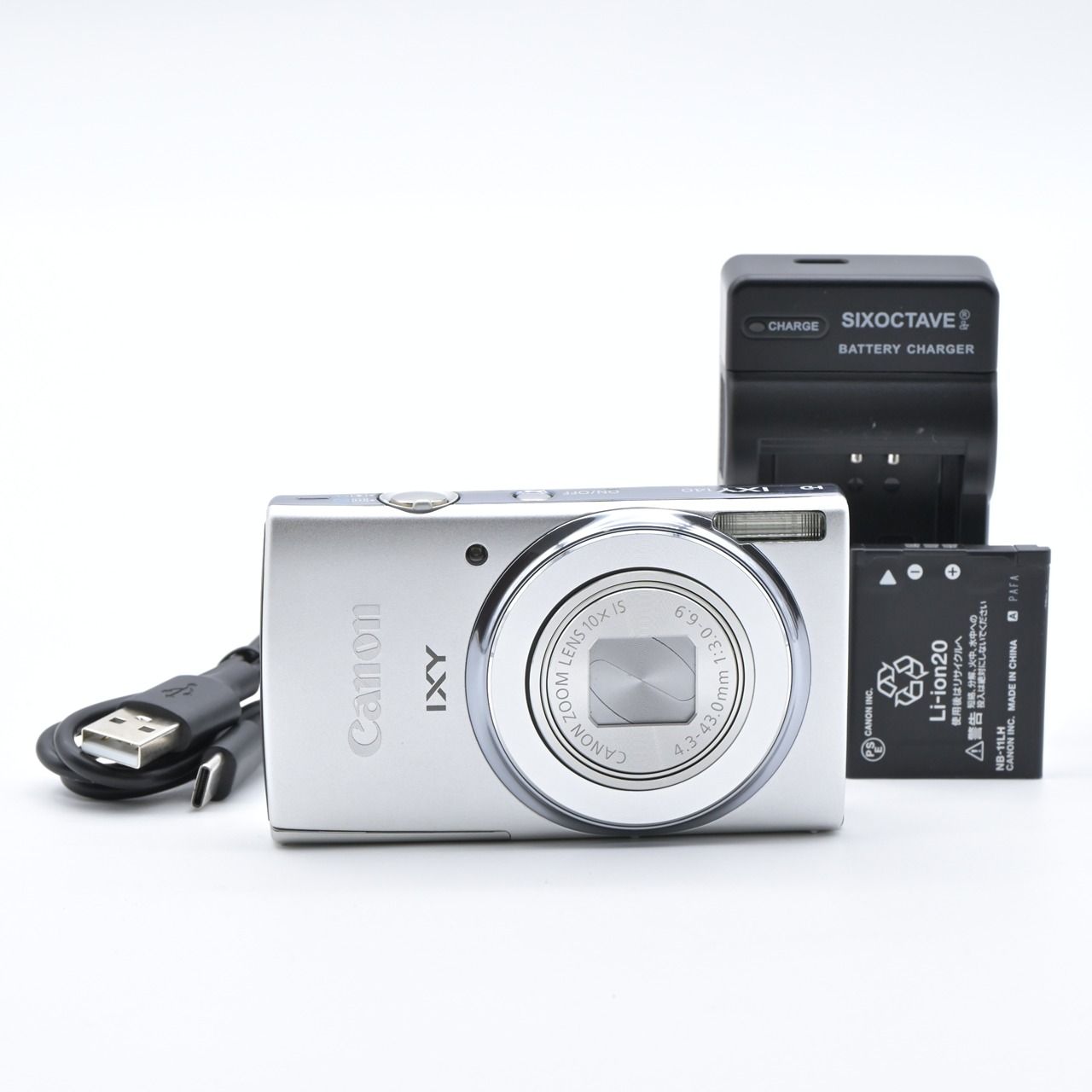 Canon キヤノン IXY 140 シルバー コンパクトデジタルカメラ
