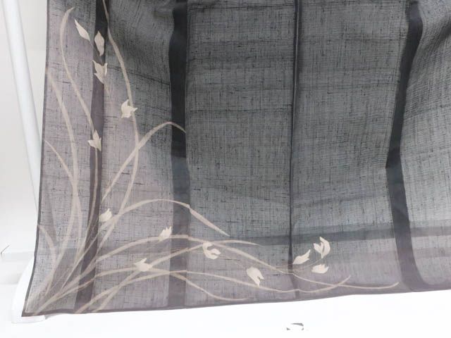 京松 訪問着 夏物 夏 手織 金彩 ぼかし 正絹 身丈約175 cm 裄丈66 r 7 z 11 694