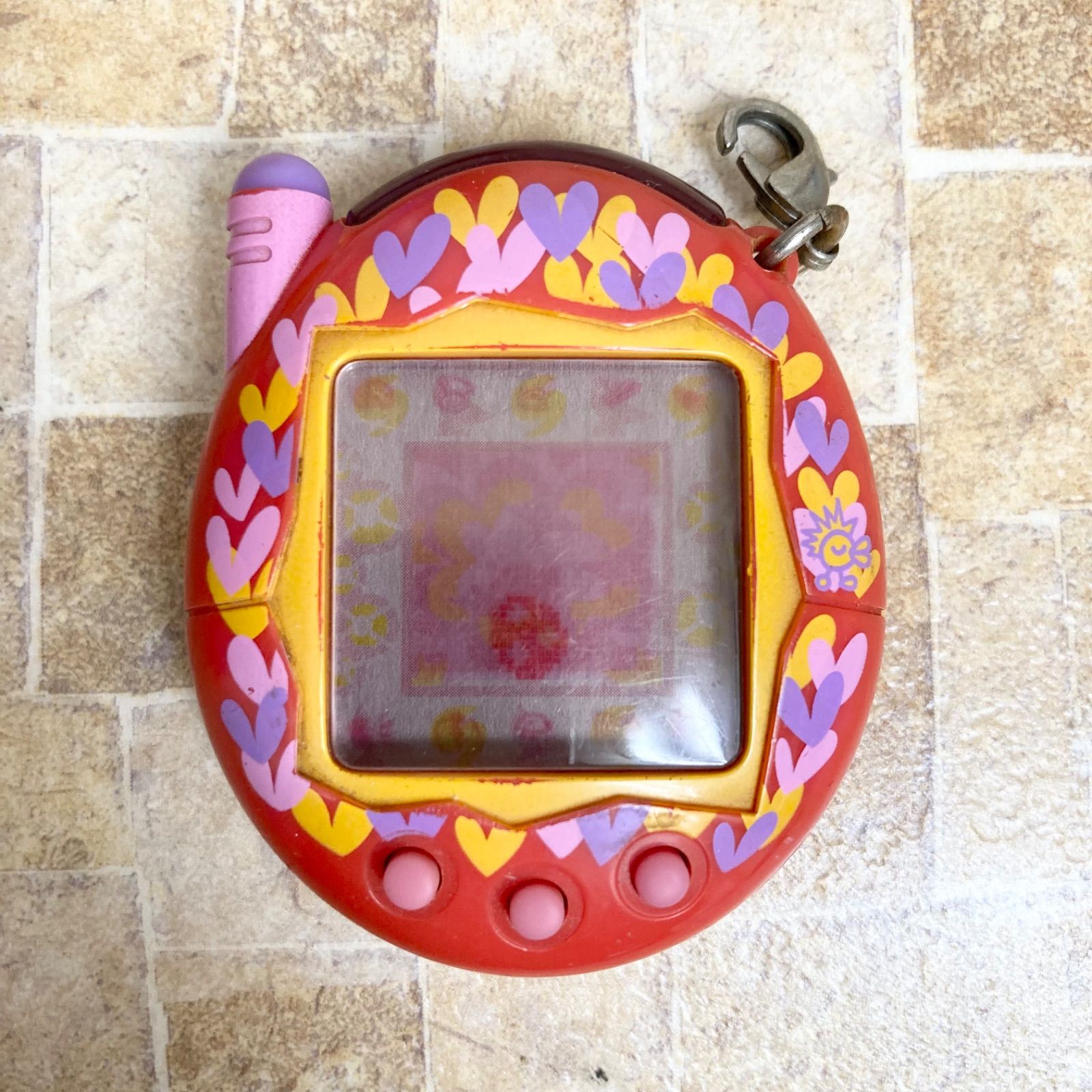 動作確認済】祝ケータイかいツー！たまごっちプラス 本体 赤いシリーズ