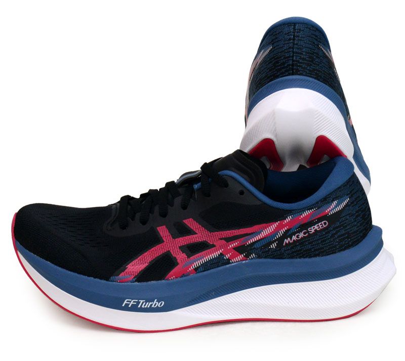 アシックス asics MAGIC SPEED 4 マジックスピード4 WOMEN レディース ランニングシューズ 25 AW -101 001 Black WinterSea