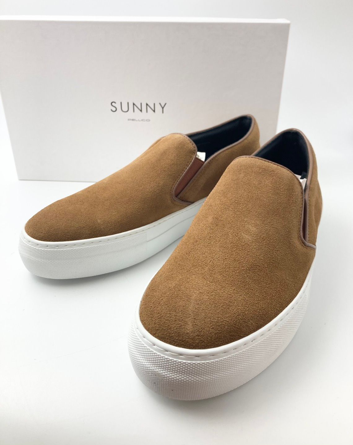 PELLICO SUNNY ペリーコサニー GIOIA M001 スエード スリッポン 42 TABACCO