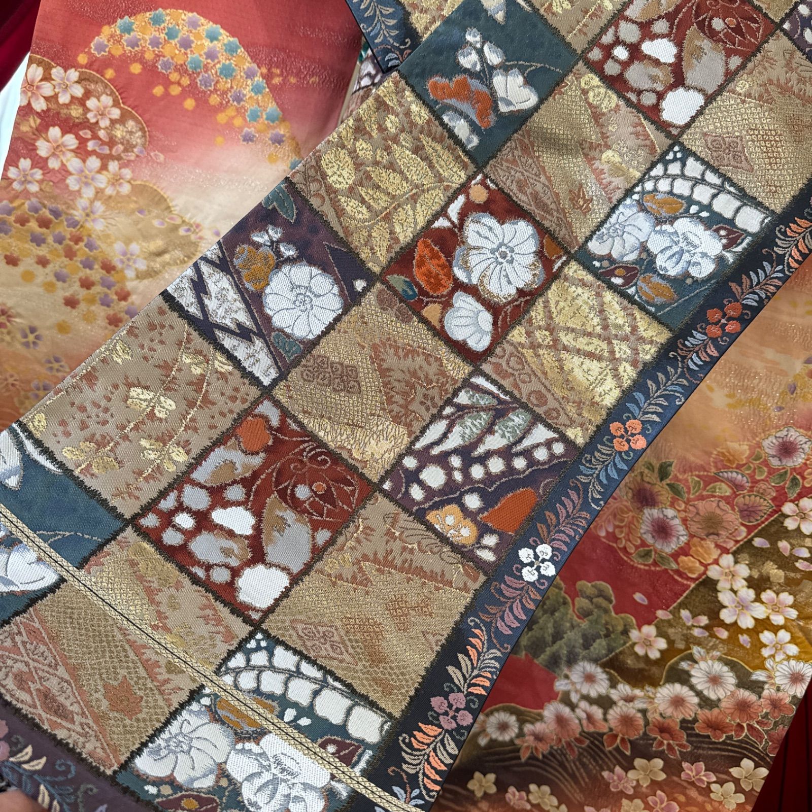 正絹 豪華振袖フルセット・辻が花・京都きもの友禅扱・ガード加工・銀