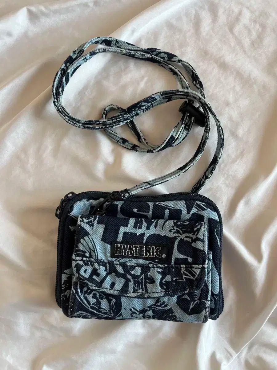 HYSTERIC GLAMOUR ヒステリックグラマー ブルーアーカイブ ブルアカ ヒスガール デニム ミニバック ウォレットバック シャーリング クロスバック