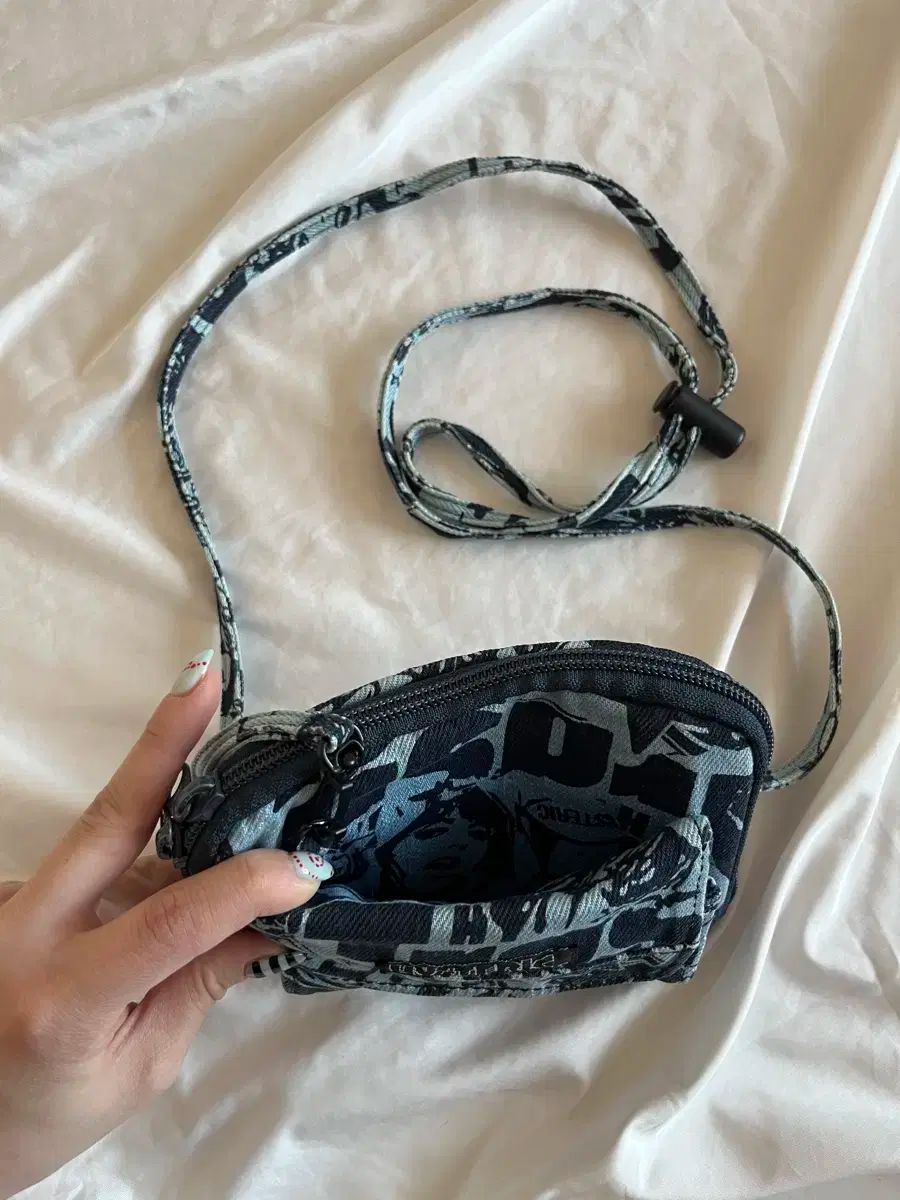  HYSTERIC GLAMOUR ヒステリックグラマー ブルーアーカイブ ブルアカ ヒスガール デニム ミニバック ウォレットバック シャーリング クロスバック メッセンジャーバッグ ショルダーバッグ