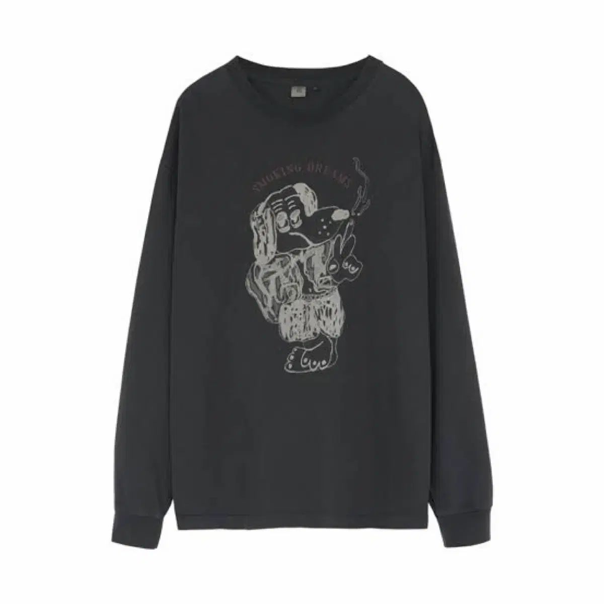 4 POLYTERU ブルードッグ ロングスリーブ パープル チャコール