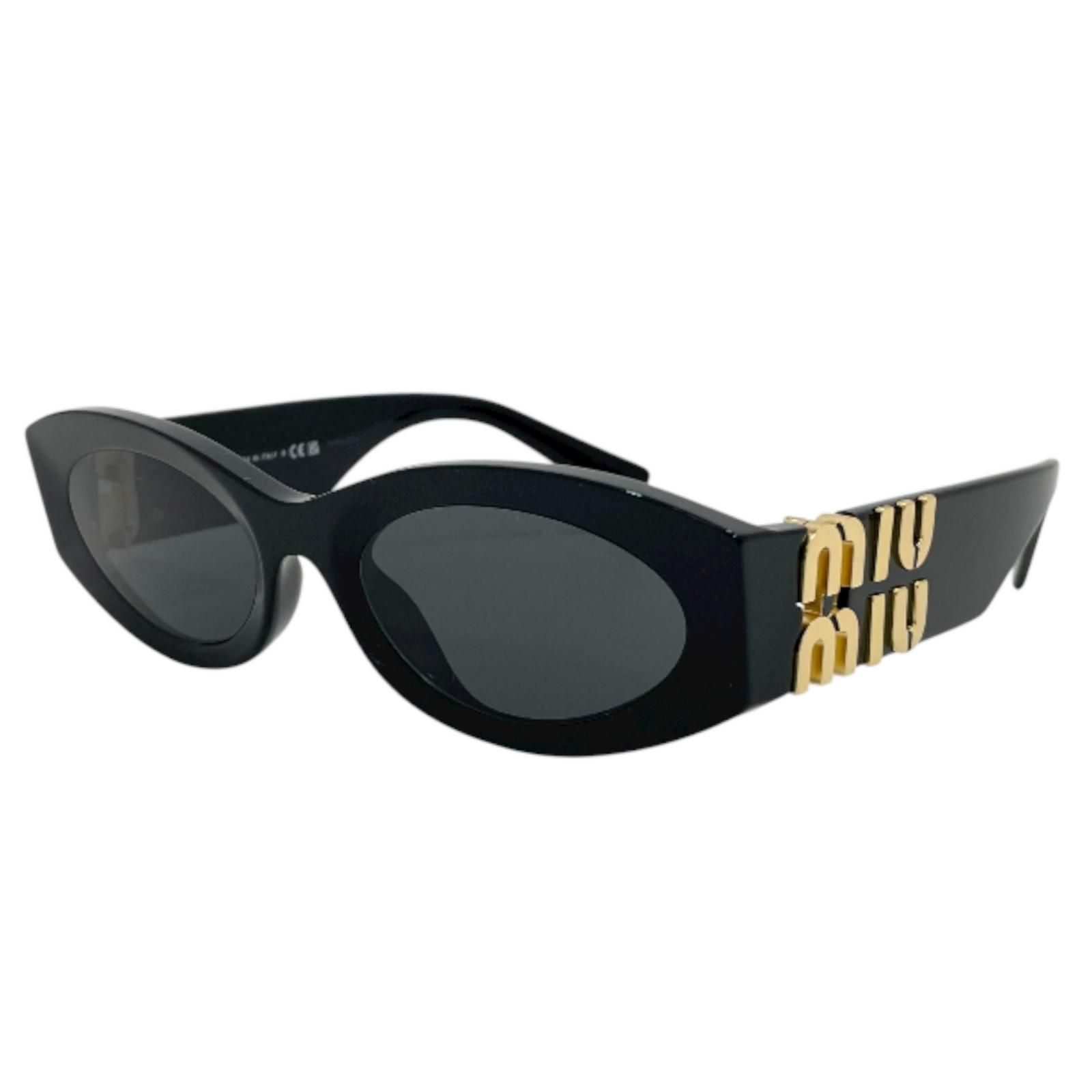 Miu Miu ミュウ ミュウ グリンプス サングラス SMU11W ブラック 尾張小牧店