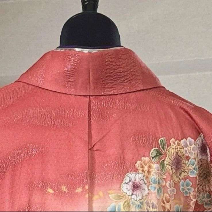  正絹 豪華振袖フルセット 辻が花 京都きもの友禅扱 ガード加工 銀通し 絞りFS 403 振袖 着物