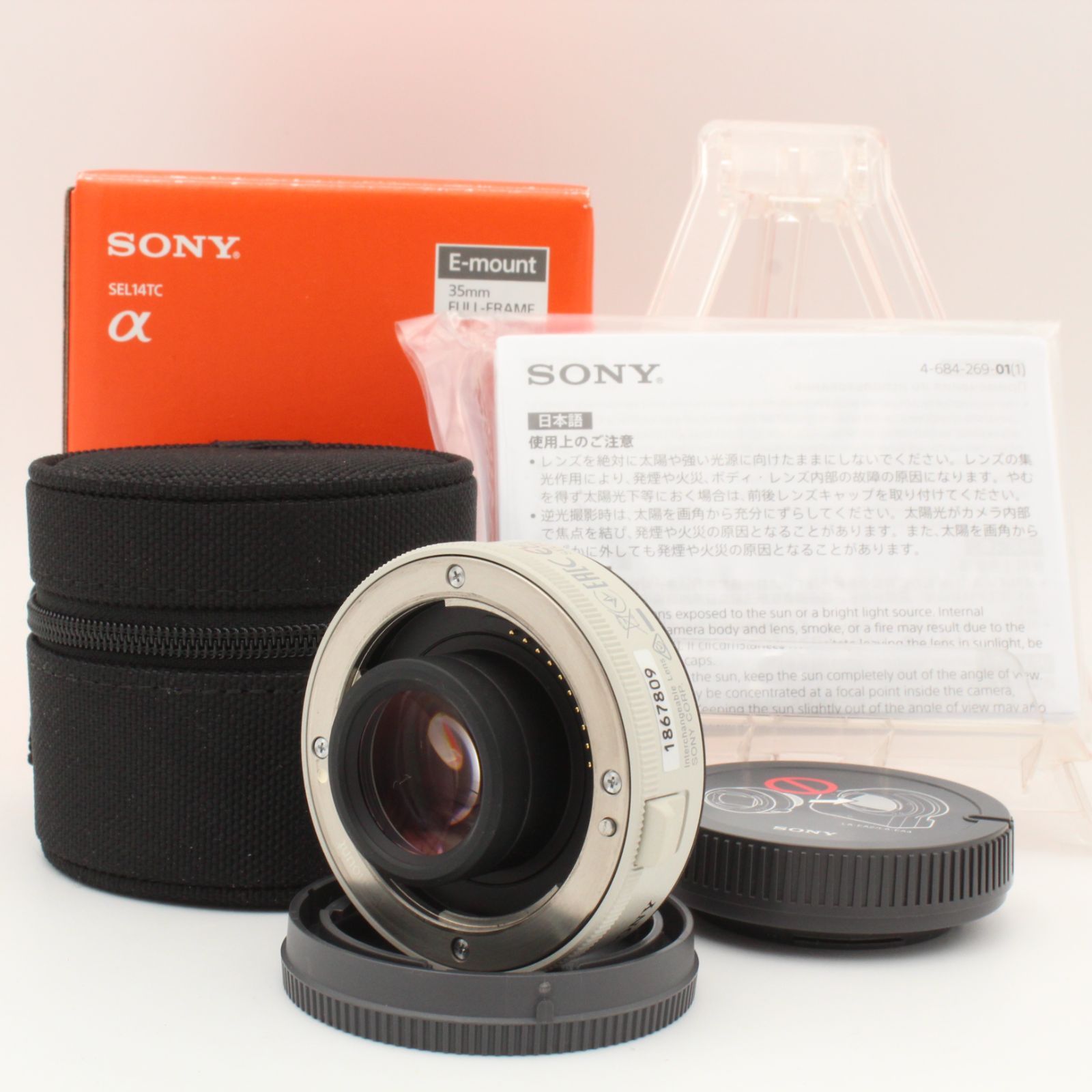 級 SONY 1.4 X Teleconvertor SEL 14 TC 8025