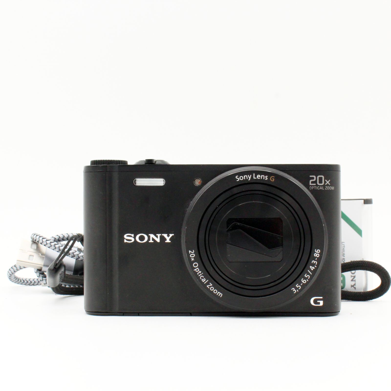 上品 SONY Cyber-shot WX350 ブラック 8002