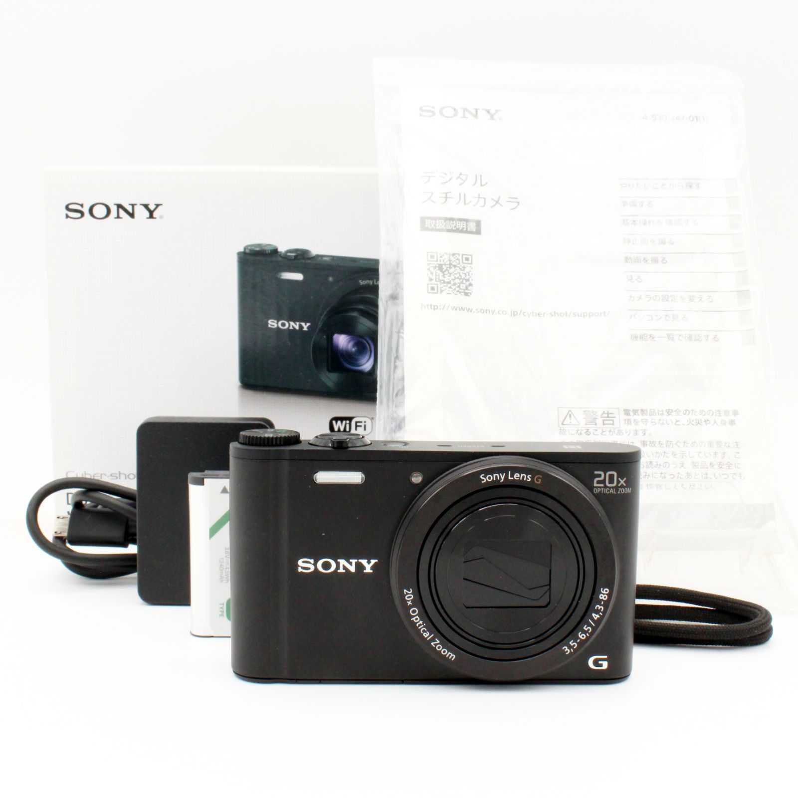 級 SONY Cyber-shot WX350 ブラック 8004