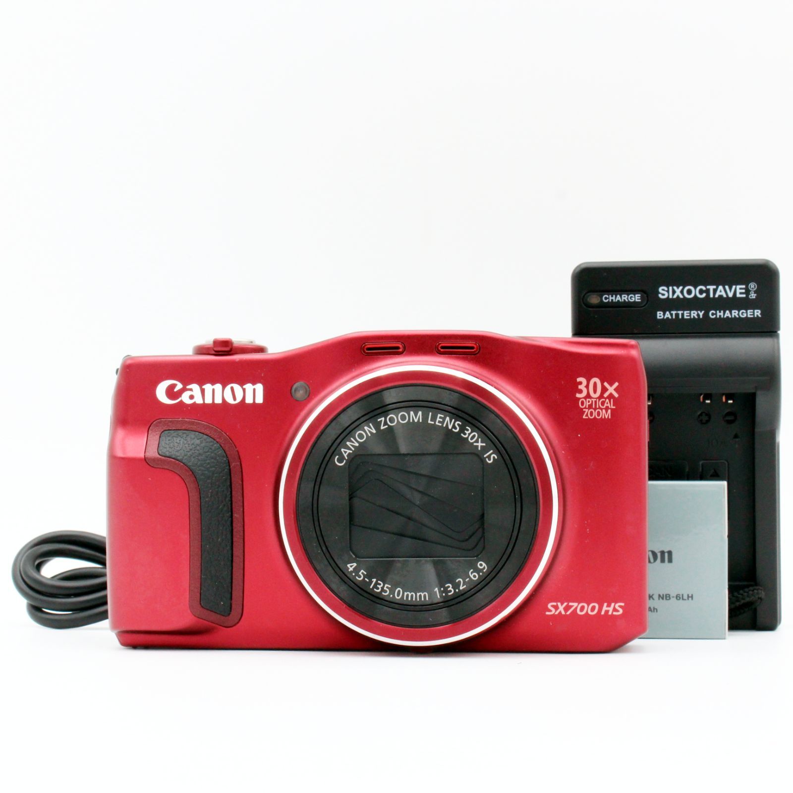 上品 CANON Power Shot SX700 HS レッド 光学30倍ズーム 8010