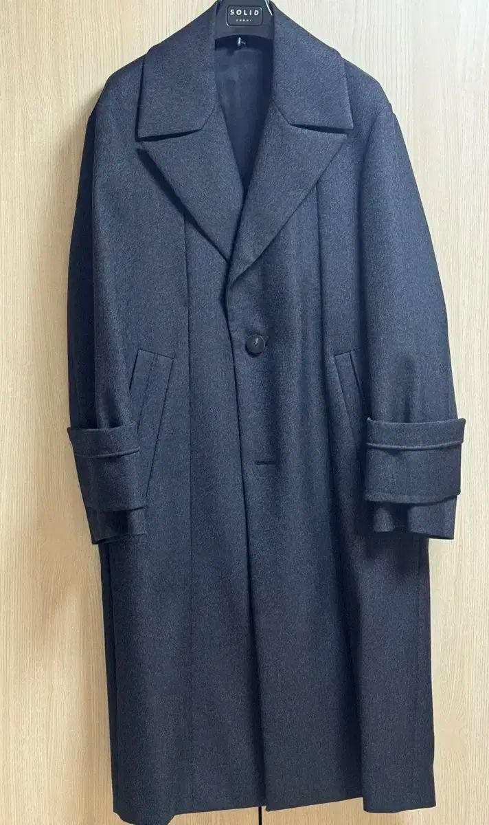 21FW ウーヨンミ WOOYOUNGMI ターンアップコート ブラック 44