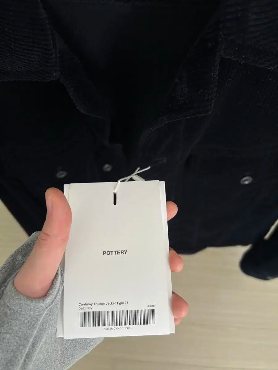ポッタリー コーデュロイ トラッカー ネイビー 3