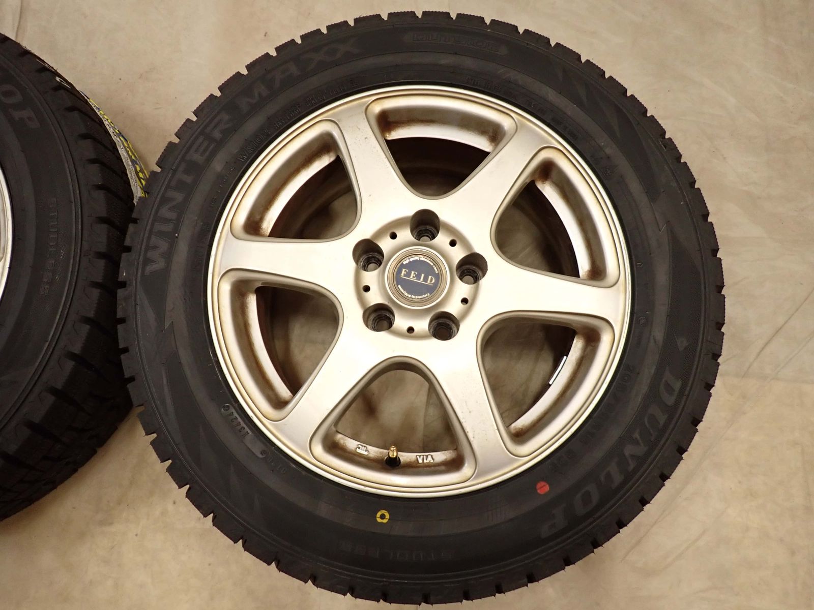  冬4本 製 会社宛 205 60 R 16 6 5 J 92 S ダンロップ WINTER MAXX WM 02 アルミ ノア ヴォクシー ステップ MAZDA 3 NO D 6500 16インチ タイヤ ホイールセット