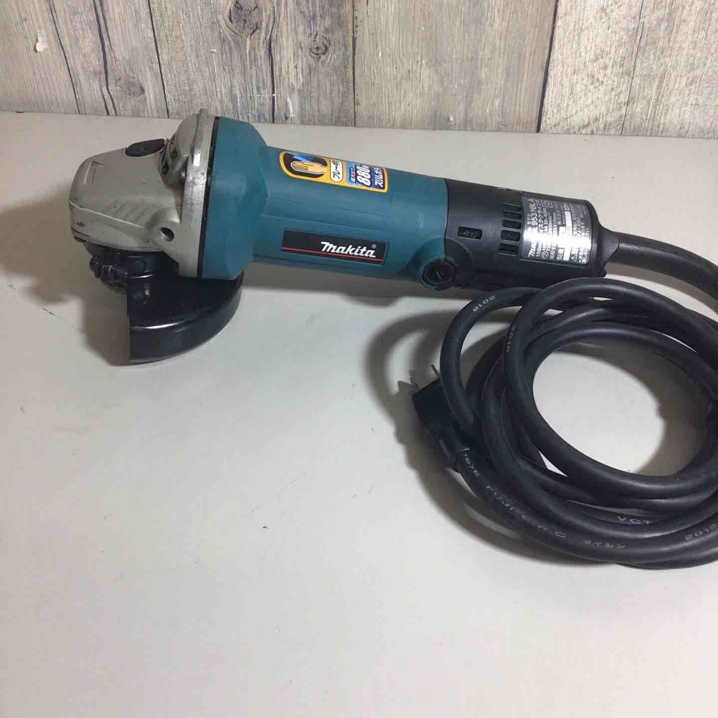 マキタ makita ディスクグラインダ 低速高トルク ブレーキ付 100 mm 9533 BLA