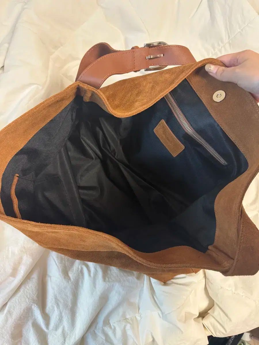 配送商品は通常配送無料。 NOMELET パメラ スウェード ビッグバッグ 着実な