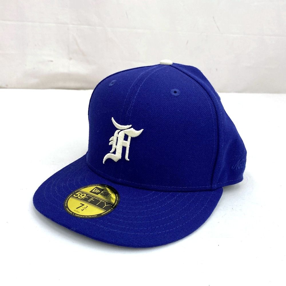 03w21959 ESSENTIALS FEAR OF GOD NEW ERA 59FIFTY CAP エッセンシャルズ フィアオブゴッド ニューエラ キャップ 帽子 7 3 4 ネイビー 紺 メンズ キャップ