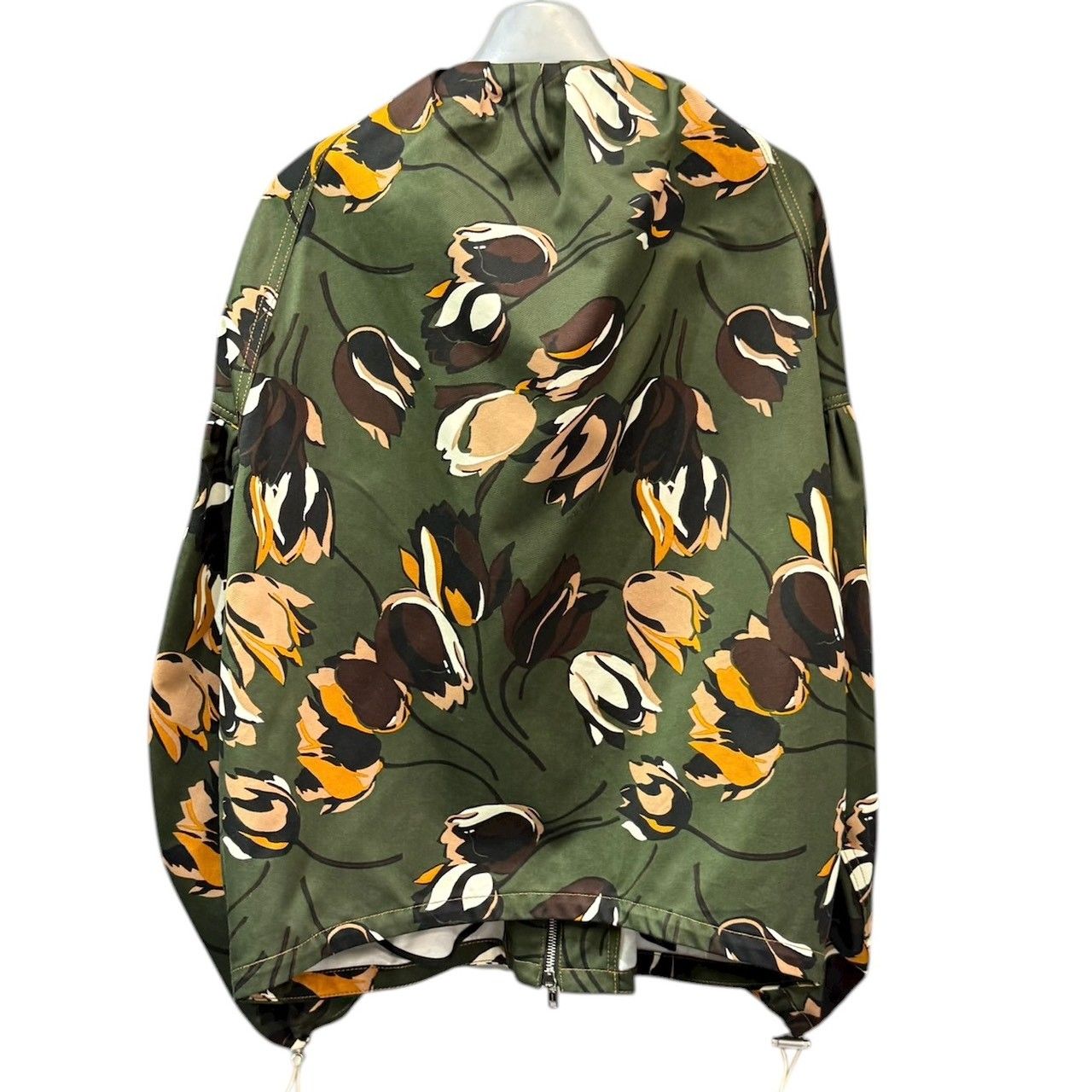 フラワープリントジップブルゾン JKJD0184A1